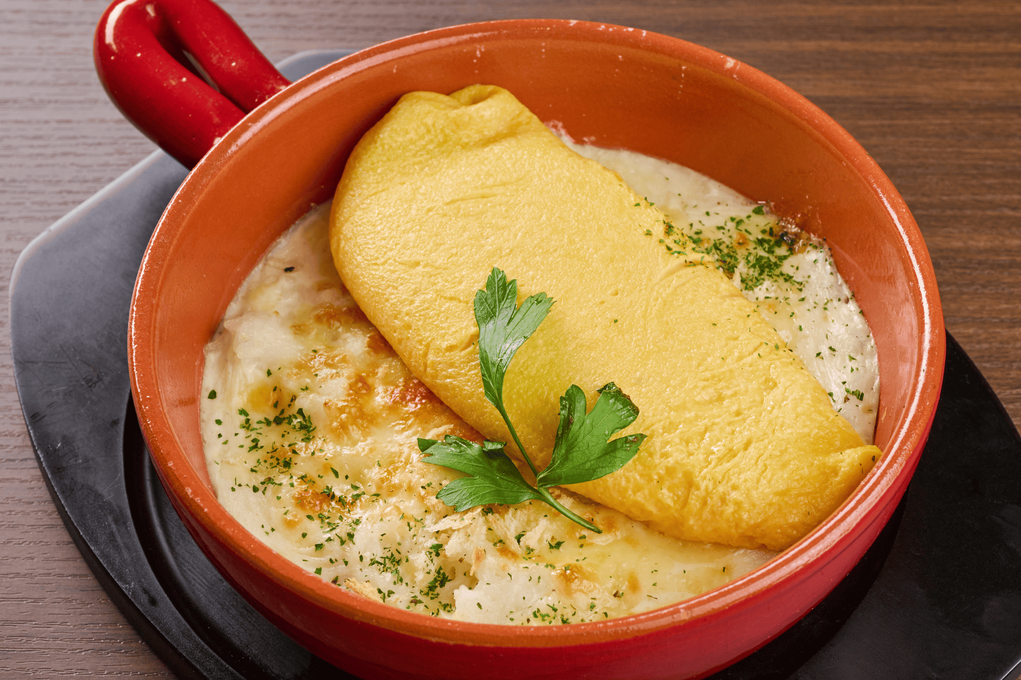 クリームオムライスドリア (チキン入)