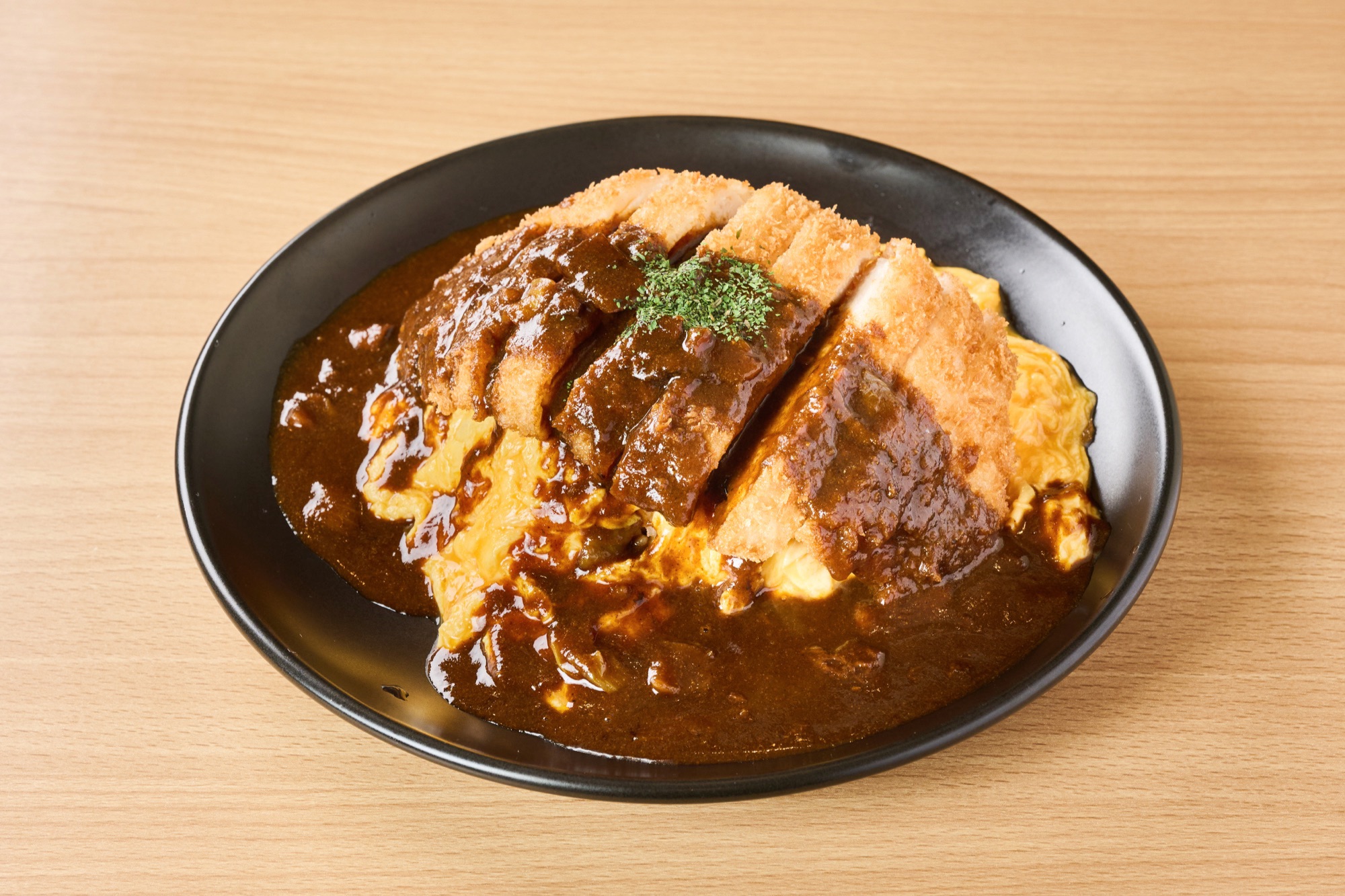 チキンカツカレーオムライス