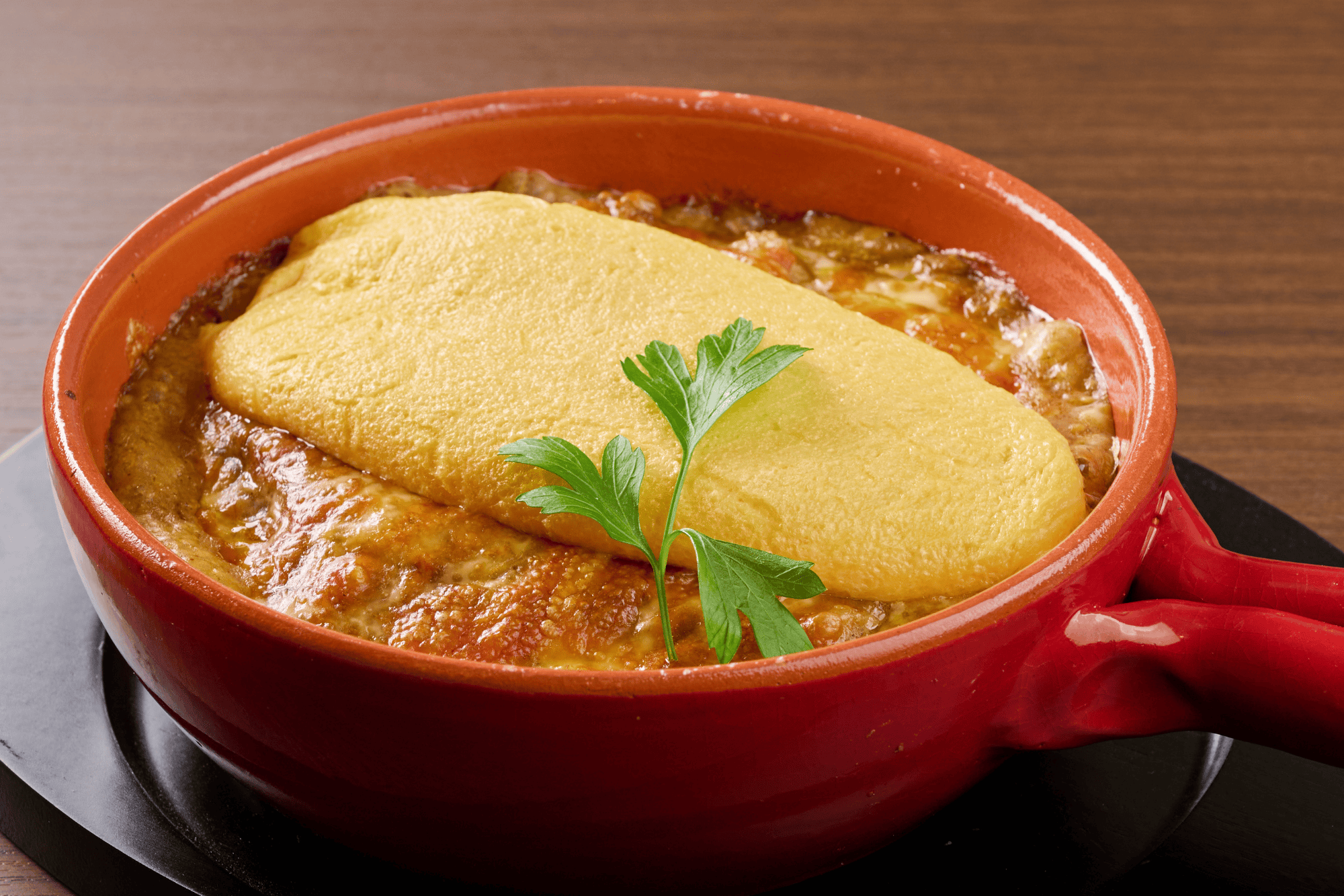 焼きカレーオムライス